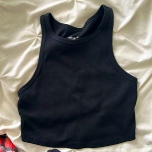 Black tank top